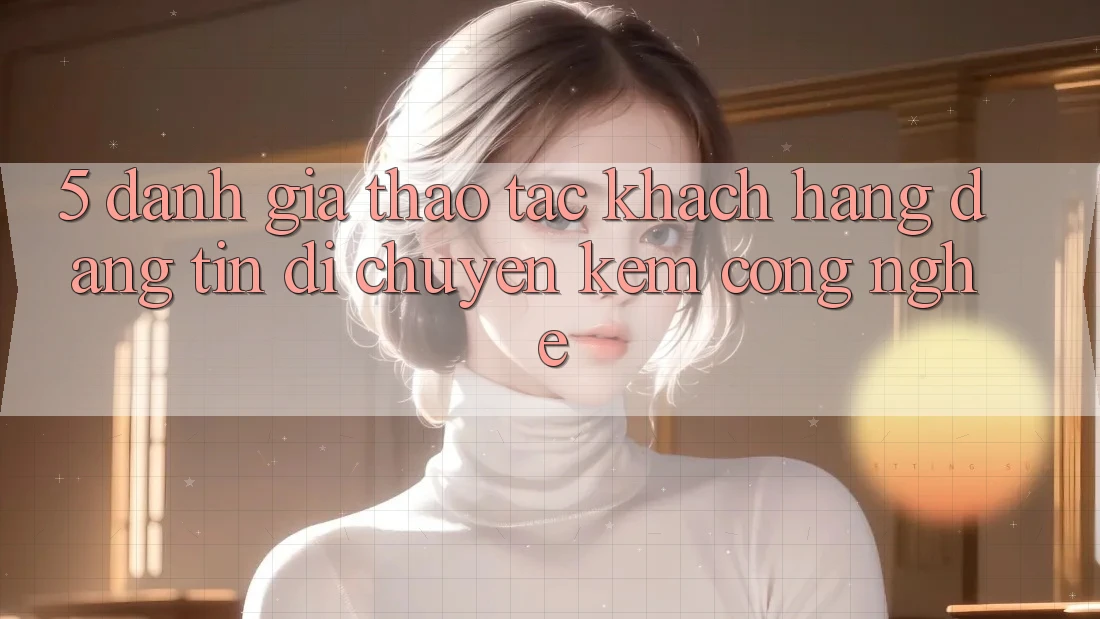 5. Đánh Giá Thao tác Khách Hàng: Đáng tin Di chuyển Kèm Công Nghệ