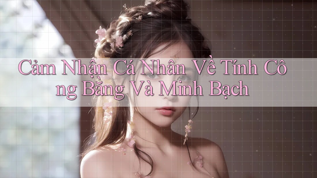 Cảm Nhận Cá Nhân Về Tính Công Bằng Và Minh Bạch