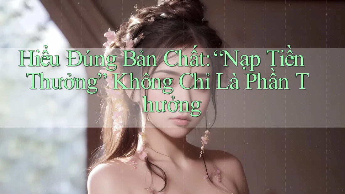 Hiểu Đúng Bản Chất: “Nạp Tiền Thưởng” Không Chỉ Là Phần Thưởng