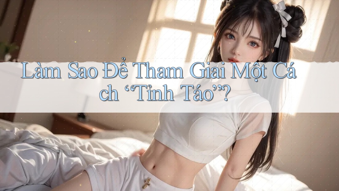 Làm Sao Để Tham Giai Một Cách “Tỉnh Táo”?