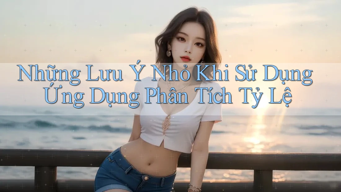 Những Lưu Ý Nhỏ Khi Sử Dụng Ứng Dụng Phân Tích Tỷ Lệ
