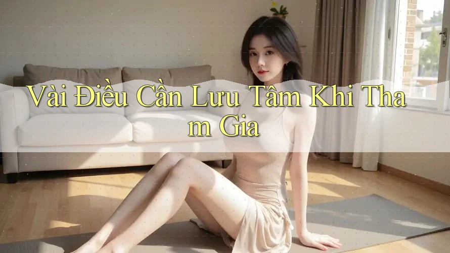 Vài Điều Cần Lưu Tâm Khi Tham Gia Vài Điều Cần Lưu Tâm Khi Tham Gia