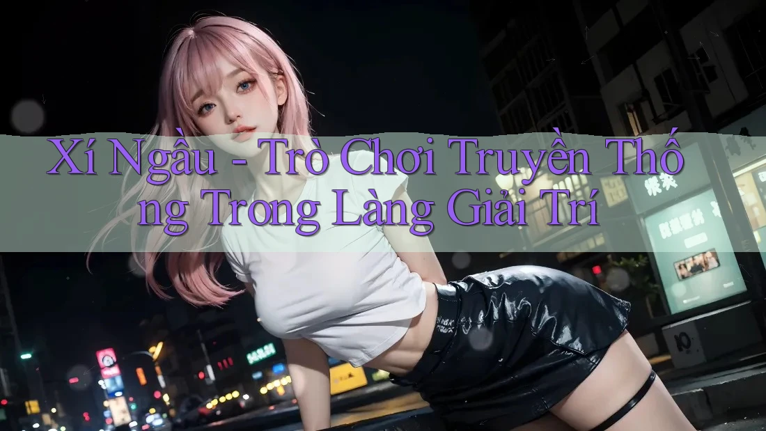 Xí Ngầu - Trò Chơi Truyền Thống Trong Làng Giải Trí